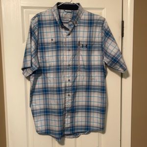 Under Armor Mens button shirt under armor md heat gear